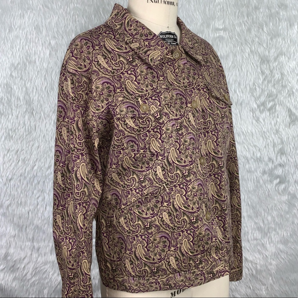 J. Marco Paisley Floral Blazer - Picture 3 of 6